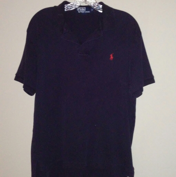 Polo Ralph Lauren navy blue polo shirt size M - Picture 5 of 6